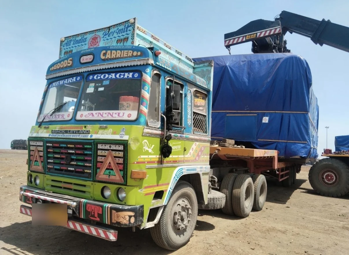 Tunnel boring machine transport for Kanpur Metro, Kandla Port to Kanpur gallery image 11