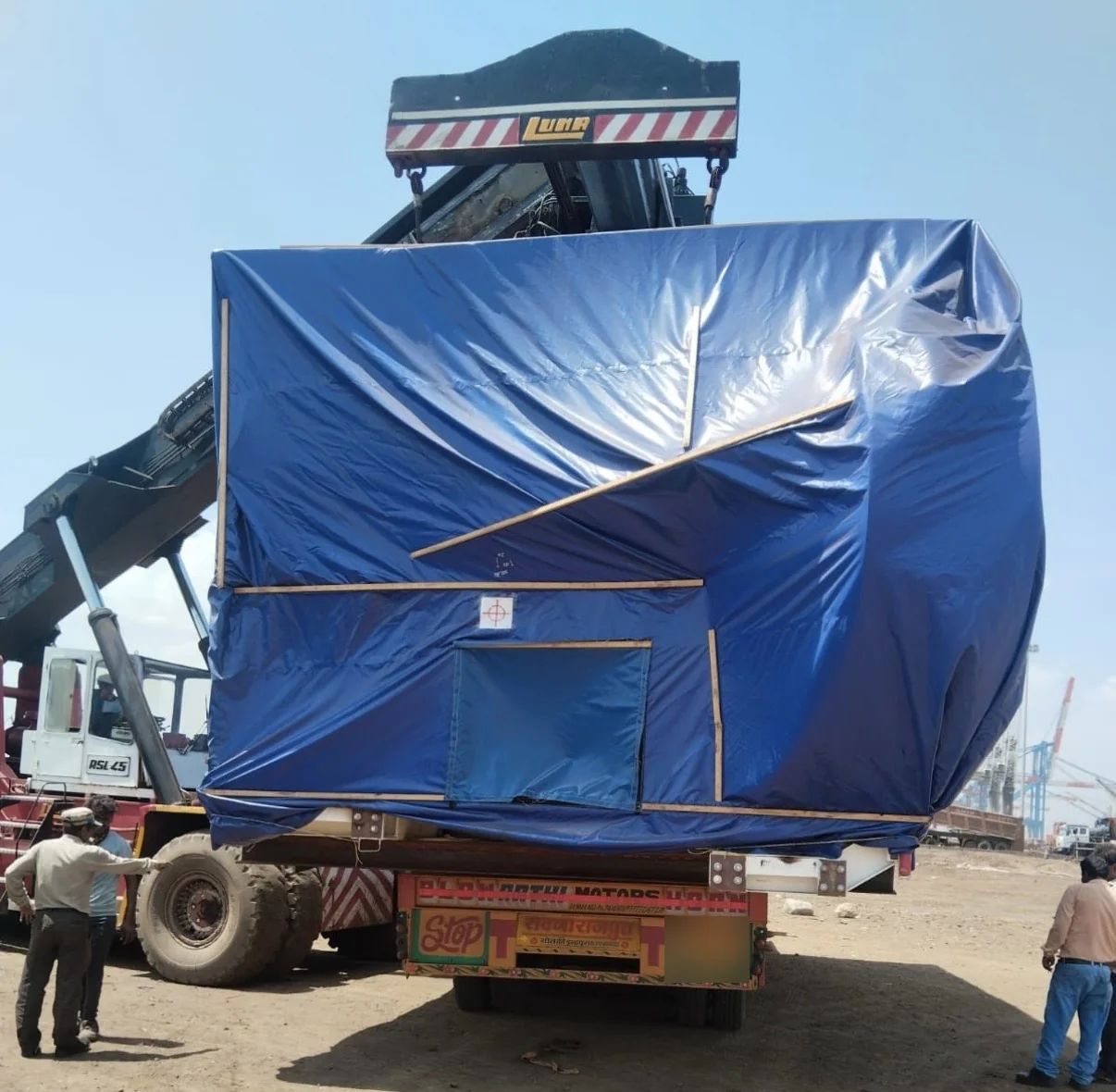 Tunnel boring machine transport for Kanpur Metro, Kandla Port to Kanpur gallery image 12