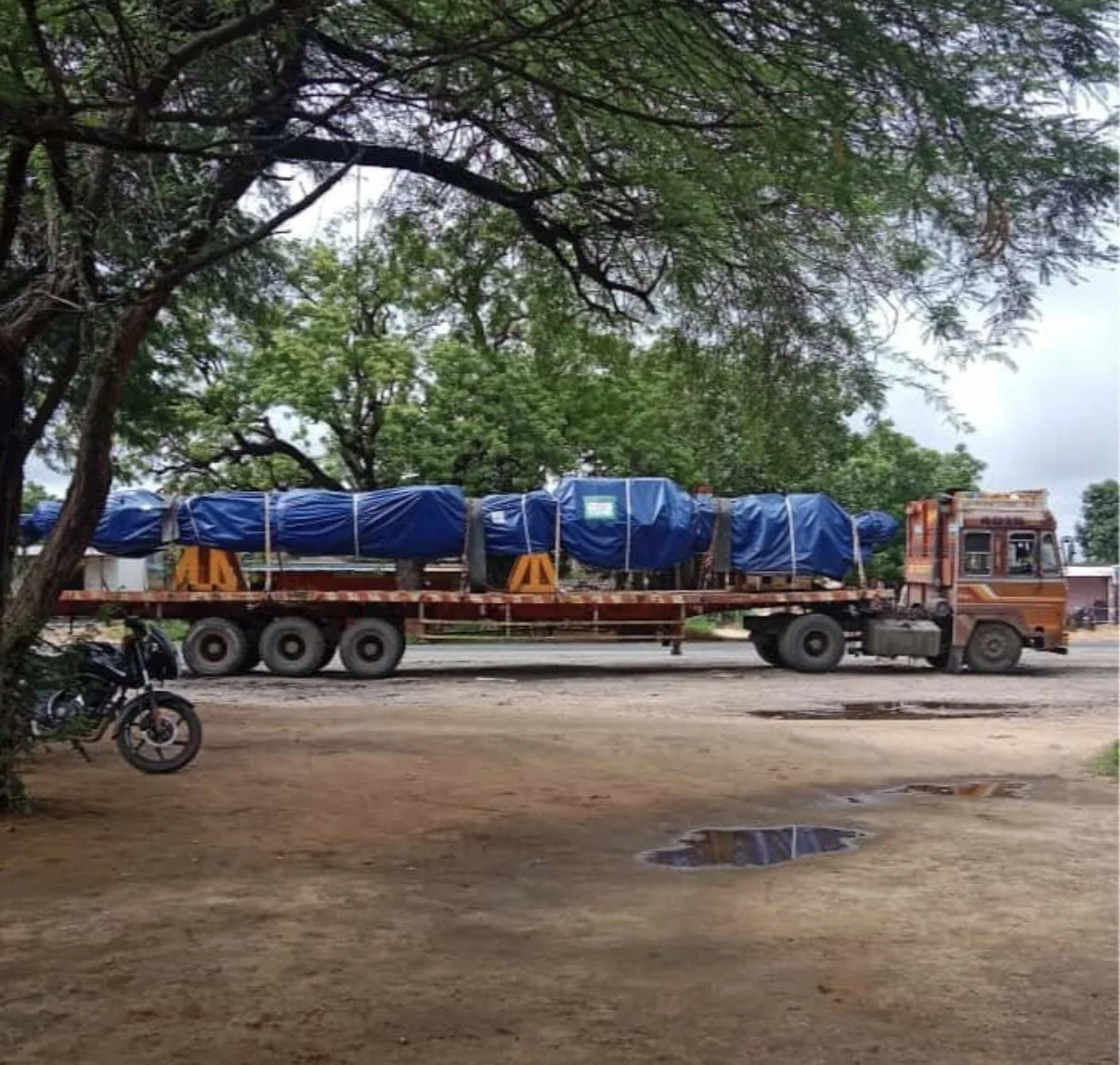 Tunnel boring machine transport for Kanpur Metro, Kandla Port to Kanpur gallery image 15