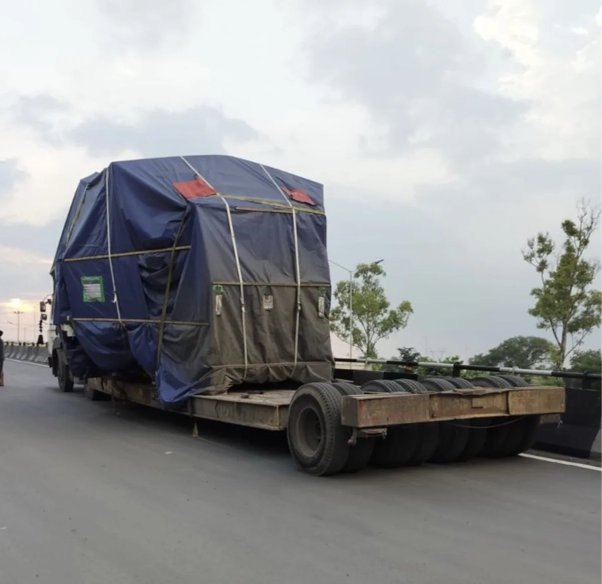 Tunnel boring machine transport for Kanpur Metro, Kandla Port to Kanpur gallery image 17