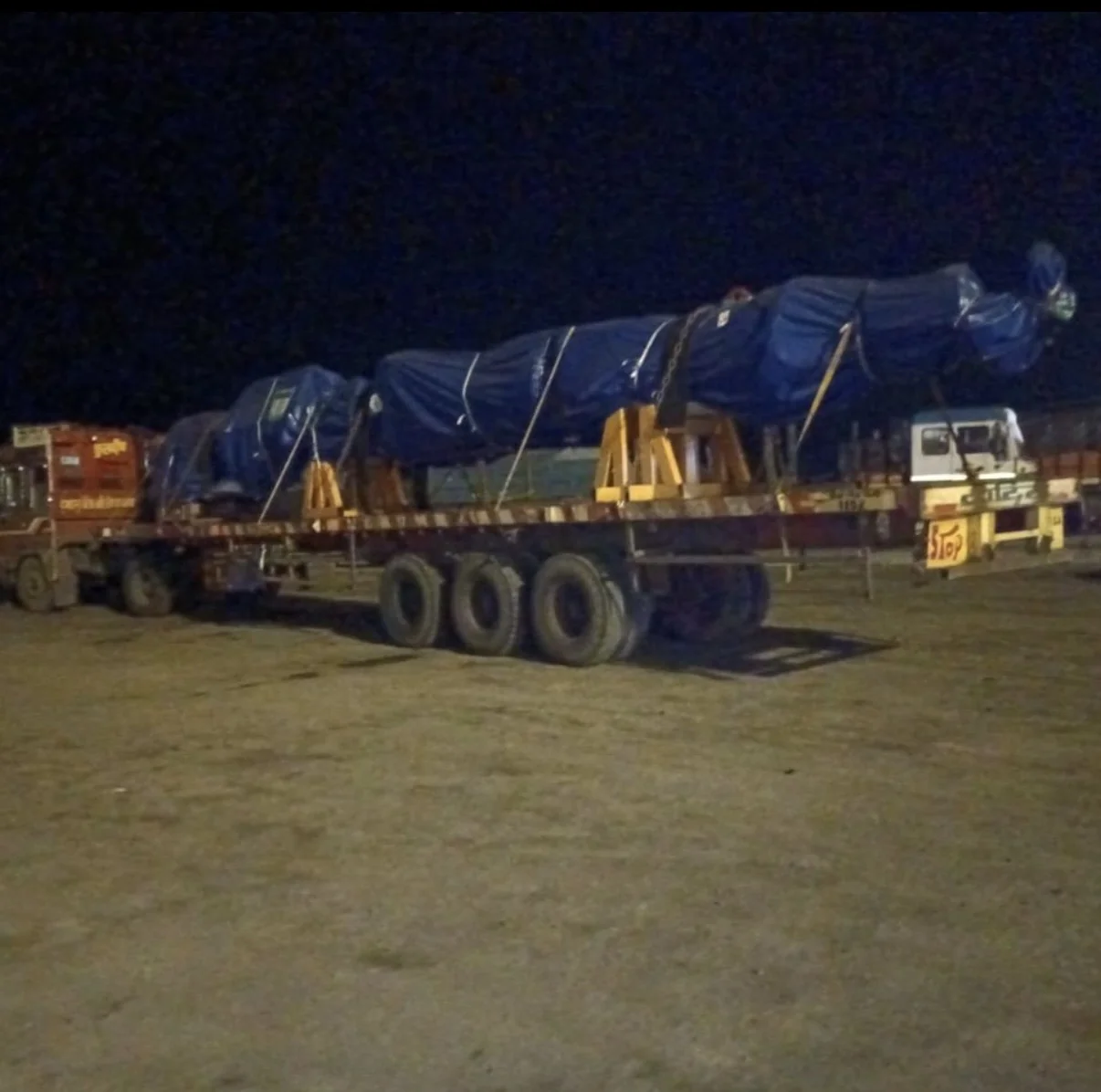 Tunnel boring machine transport for Kanpur Metro, Kandla Port to Kanpur gallery image 7