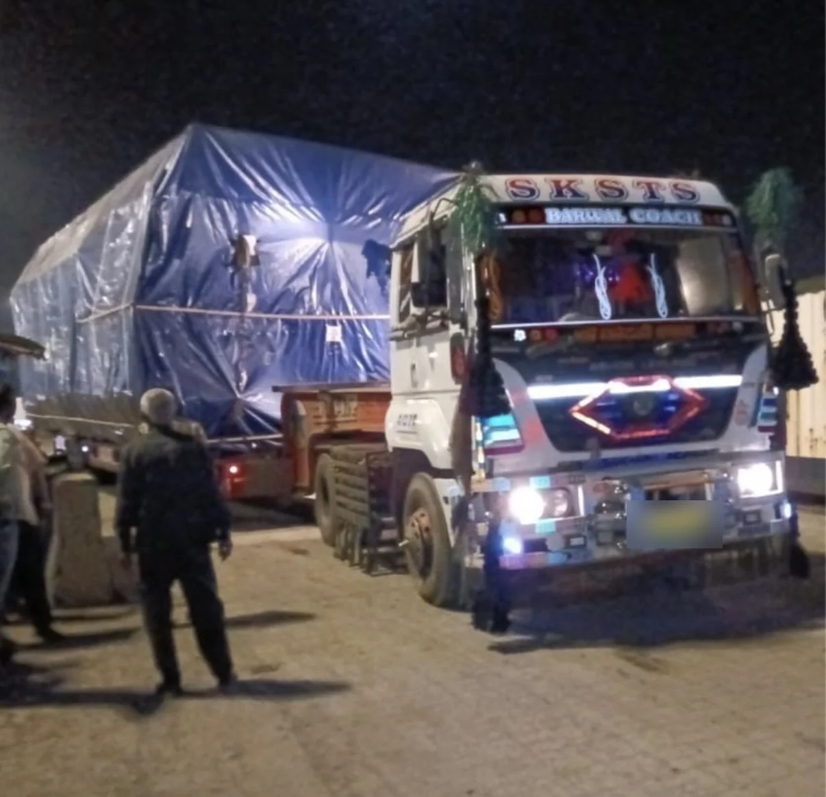 Tunnel boring machine transport for Kanpur Metro, Kandla Port to Kanpur gallery image 9