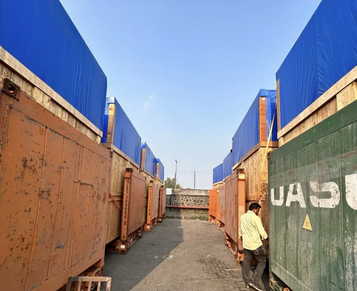 Tata Power machinery import on 20ft flat racks, Hamburg to Bangalore gallery image 6