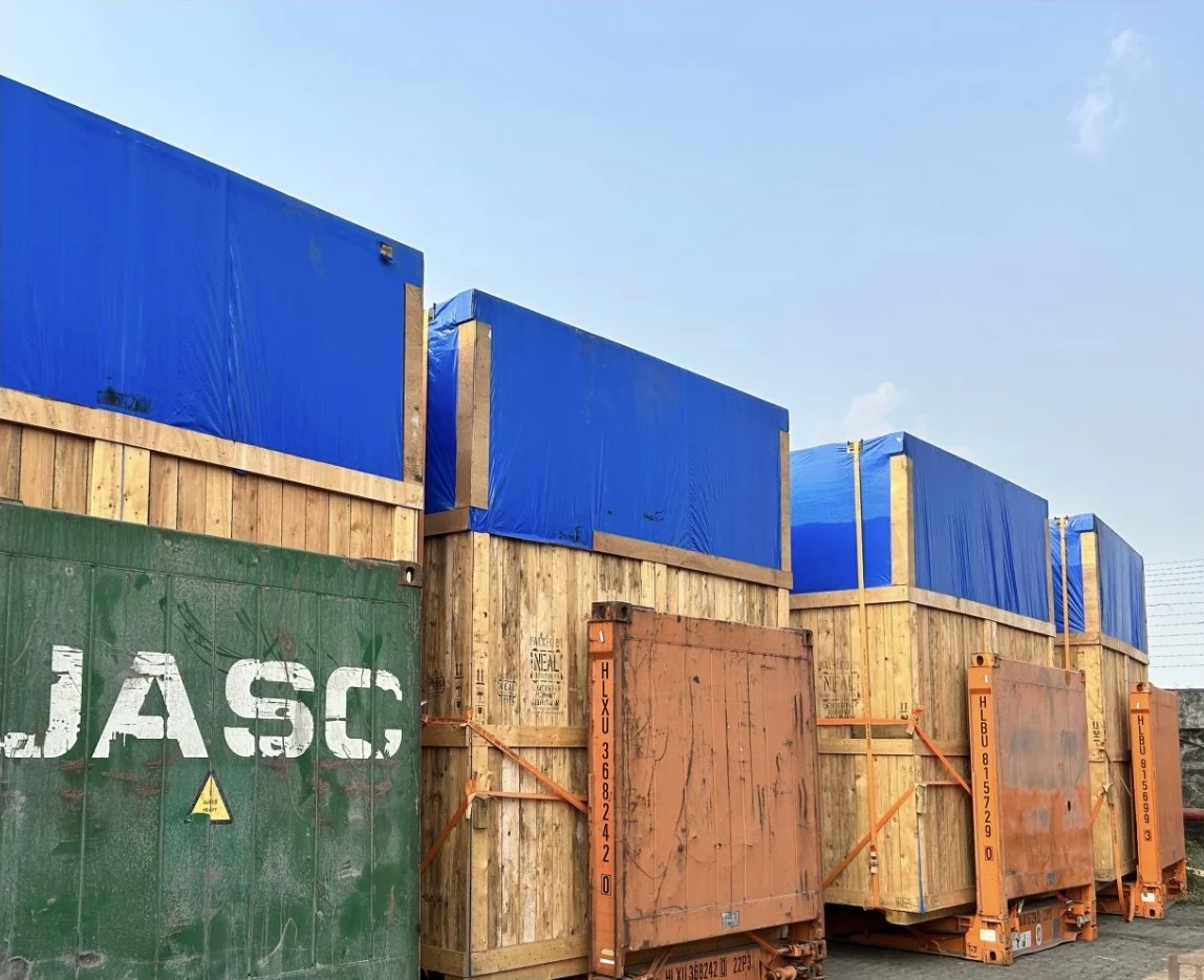 Tata Power machinery import on 20ft flat racks, Hamburg to Bangalore gallery image 7